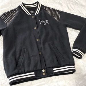 PINK letterman style jacket